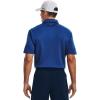 imageUnder Armour Mens Tech Golf Polo471 Blue Mirage   Pitch Gray