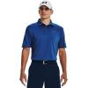 imageUnder Armour Mens Tech Golf Polo471 Blue Mirage   Pitch Gray