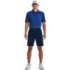 imageUnder Armour Mens Tech Golf Polo471 Blue Mirage   Pitch Gray