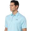imageUnder Armour Mens Tech Golf Polo494 Stream   Pitch Gray