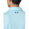 imageUnder Armour Mens Tech Golf Polo494 Stream   Pitch Gray
