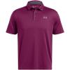 imageUnder Armour Mens Tech Golf Polo505 Purple Gemini   Pitch Gray