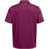 imageUnder Armour Mens Tech Golf Polo505 Purple Gemini   Pitch Gray