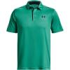 imageUnder Armour Mens Tech Golf Polo508 Birdie Green   Black