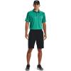 imageUnder Armour Mens Tech Golf Polo508 Birdie Green   Black