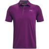 imageUnder Armour Mens Tech Golf Polo514 Rivalry  Pitch Gray  Pitch Gray
