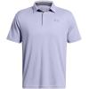 imageUnder Armour Mens Tech Golf Polo539 Celeste   Pitch Gray