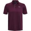 imageUnder Armour Mens Tech Golf Polo572 Purple Stone   Pitch Gray