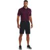 imageUnder Armour Mens Tech Golf Polo572 Purple Stone   Pitch Gray