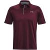 imageUnder Armour Mens Tech Golf Polo601 Dark Maroon   Pitch Gray
