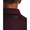 imageUnder Armour Mens Tech Golf Polo601 Dark Maroon   Pitch Gray