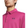 imageUnder Armour Mens Tech Golf Polo686 Astro Pink   Pitch Gray
