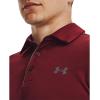 imageUnder Armour Mens Tech Golf Polo691 Chestnut Red  Pitch Gray  Pitch Gray