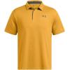 imageUnder Armour Mens Tech Golf Polo711 Golden Yellow   Pitch Gray