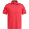 imageUnder Armour Mens Tech Golf Polo713 Racer Red   Pitch Gray