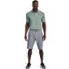 imageUnder Armour Mens Tech Golf Polo781 Opal Green  Pitch Gray  Pitch Gray