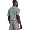 imageUnder Armour Mens Tech Golf Polo781 Opal Green  Pitch Gray  Pitch Gray