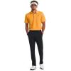 imageUnder Armour Mens Tech Golf Polo802 Formula Orange   Pitch Gray