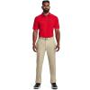 imageUnder Armour Mens Tech Golf Polo891 Radio Red  Pitch Gray  Pitch Gray