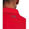 imageUnder Armour Mens Tech Golf Polo891 Radio Red  Pitch Gray  Pitch Gray
