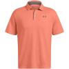 imageUnder Armour Mens Tech Golf Polo897 Flare Orange  Pitch Gray  Halo Gray