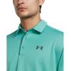 imageUnder Armour Mens Tech Golf Polo957 Green Wave   Pitch Gray