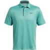imageUnder Armour Mens Tech Golf Polo957 Green Wave   Pitch Gray