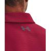 imageUnder Armour Mens Tech Golf PoloBlack Rose 664Pitch Gray