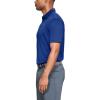 imageUnder Armour Mens Tech Golf PoloBlue Graphite Graphite