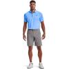 imageUnder Armour Mens Tech Golf PoloCarolina Blue 475Pitch Gray