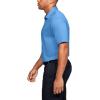 imageUnder Armour Mens Tech Golf PoloCarolina Blue 475Pitch Gray