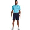 imageUnder Armour Mens Tech Golf PoloFresco Blue 481Pitch Gray