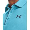 imageUnder Armour Mens Tech Golf PoloFresco Blue 481Pitch Gray