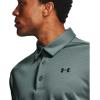 imageUnder Armour Mens Tech Golf PoloLichen Blue 424Pitch Gray