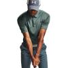 imageUnder Armour Mens Tech Golf PoloLichen Blue 424Pitch Gray