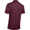 imageUnder Armour Mens Tech Golf PoloMaroon 609Graphite