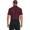 imageUnder Armour Mens Tech Golf PoloMaroon 609Graphite