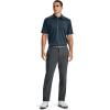imageUnder Armour Mens Tech Golf PoloMechanic Blue 467Pitch Gray