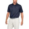 imageUnder Armour Mens Tech Golf PoloNavy Graphite Graphite