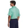 imageUnder Armour Mens Tech Golf PoloNeo Turquoise 361Pitch Gray