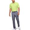 imageUnder Armour Mens Tech Golf PoloNeo Yellow 730Pitch Gray