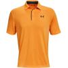 imageUnder Armour Mens Tech Golf PoloOmega Orange 857Pitch Gray