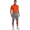 imageUnder Armour Mens Tech Golf PoloOrange Graphite Graphite