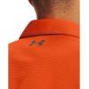 imageUnder Armour Mens Tech Golf PoloOrange Graphite Graphite