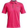 imageUnder Armour Mens Tech Golf PoloPenta Pink 975Pitch Gray