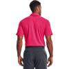 imageUnder Armour Mens Tech Golf PoloPenta Pink 975Pitch Gray