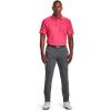 imageUnder Armour Mens Tech Golf PoloPink Shock 683Pitch Gray