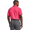 imageUnder Armour Mens Tech Golf PoloPink Shock 683Pitch Gray