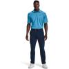 imageUnder Armour Mens Tech Golf PoloRadar Blue 422Pitch Gray