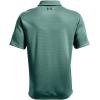 imageUnder Armour Mens Tech Golf PoloRetro Teal 391Pitch Gray